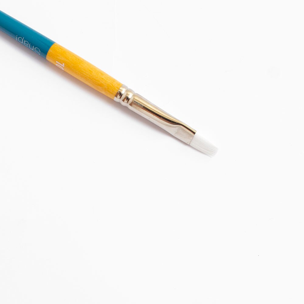 Princeton, White, Brush, Art & School, Snap, Taklon, Short Handle, Shader, Short Handle, 10, 402238